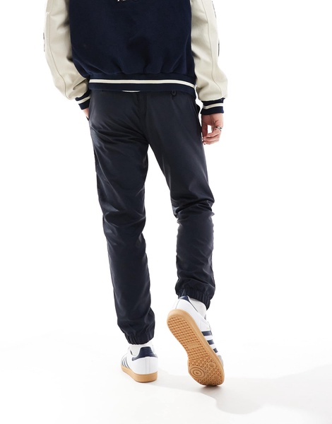 French Connection utility tech cuffed pants in navy