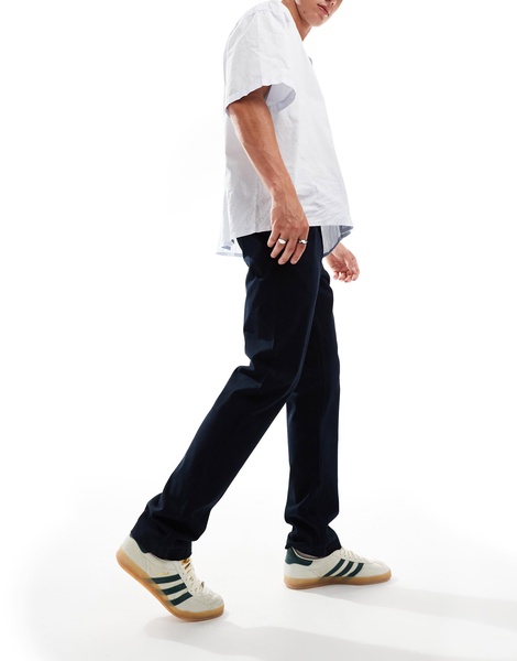 French Connection smart chino pants in navy