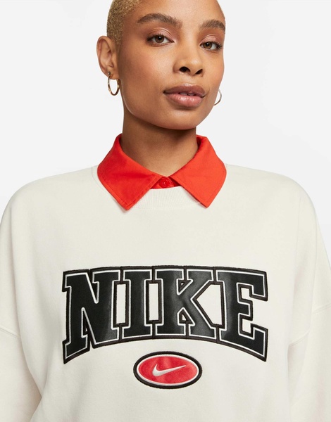 Nike Phoenix Fleece Retro sweatshirt in phantom beige Exclusive at ASOS