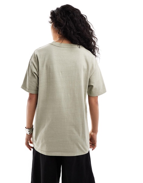 Cotton On relaxed t-shirt in sage with Beverley Hills retro graphic