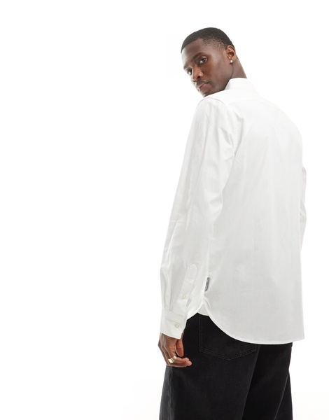 French Connection long sleeve oxford shirt in white