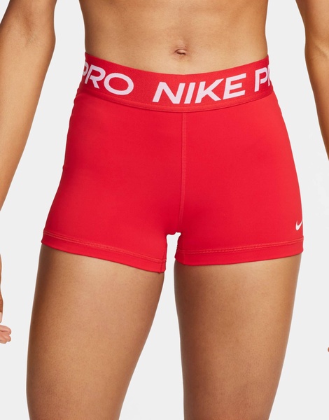 Nike Pro Training Dri-Fit 3 inch shorts in red