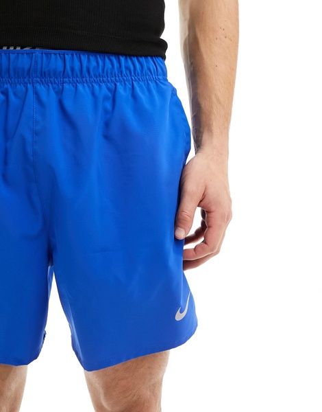 Nike Running Challenger Dri-FIT 5 inch shorts in royal blue