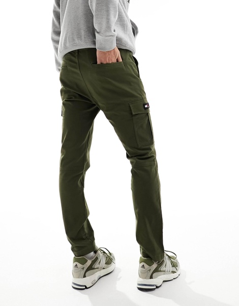 Tommy Jeans Austin lightweight cargo pants in olive green