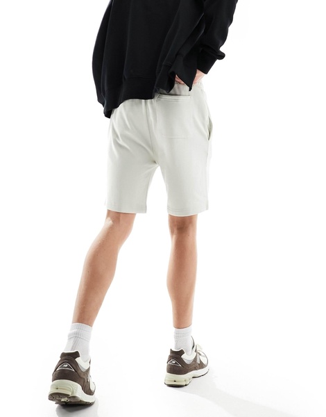 Brave Soul jersey shorts in light gray