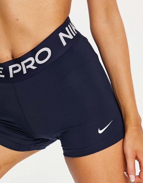 Nike Pro Training 365 3-inch shorts in dark navy