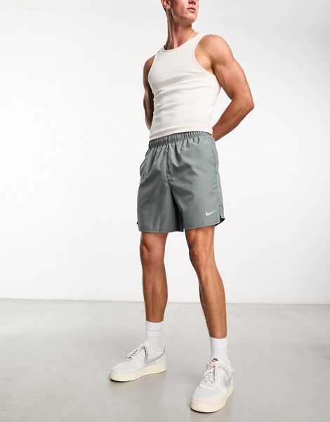 Nike Running Challenger Dri-FIT 7 inch shorts in gray