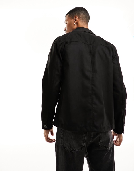 Brave Soul button up jacket in black