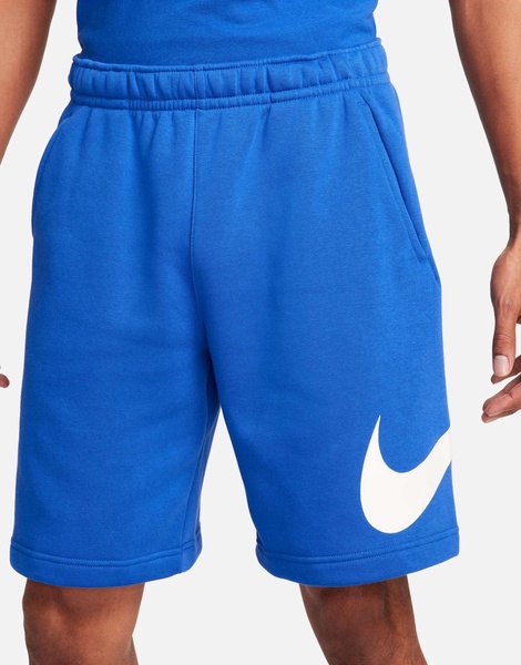 Nike Club graphic shorts in blue