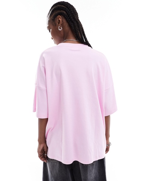 Noisy May oversized T-shirt in pink