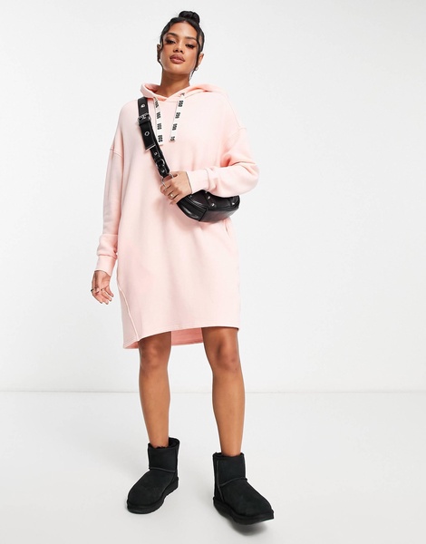 UGG Aderyn hoodie dress in pink