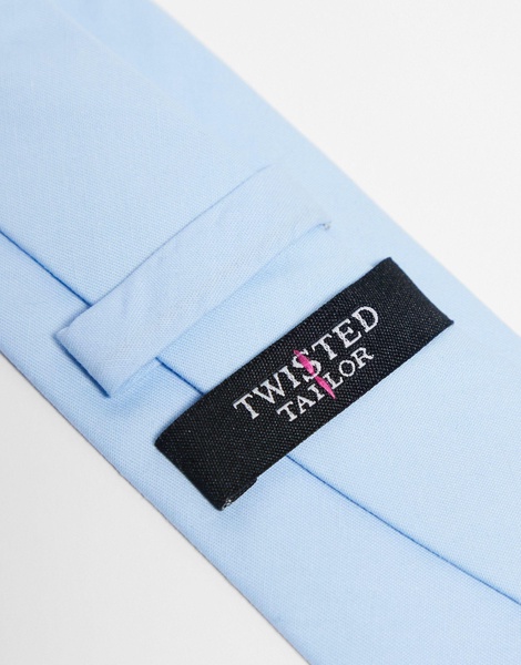 Twisted Tailor buscot tie in baby blue