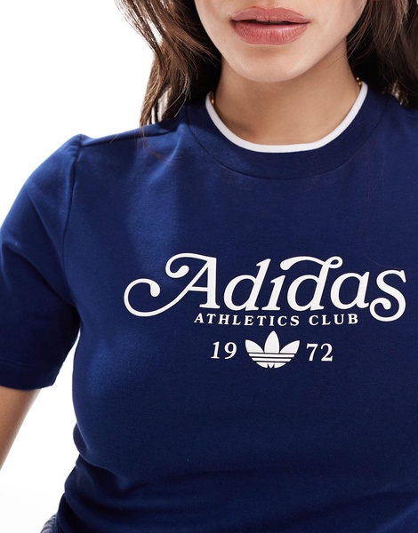 adidas Originals baby t-shirt in navy