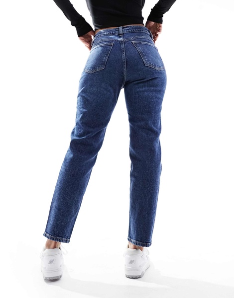 Mango relaxed mom jeans in washed blue