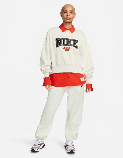 Nike Phoenix Fleece Retro sweatshirt in phantom beige Exclusive at ASOS