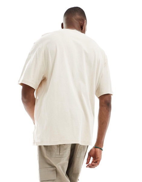 Tommy Jeans oversized signature T-shirt in off-white