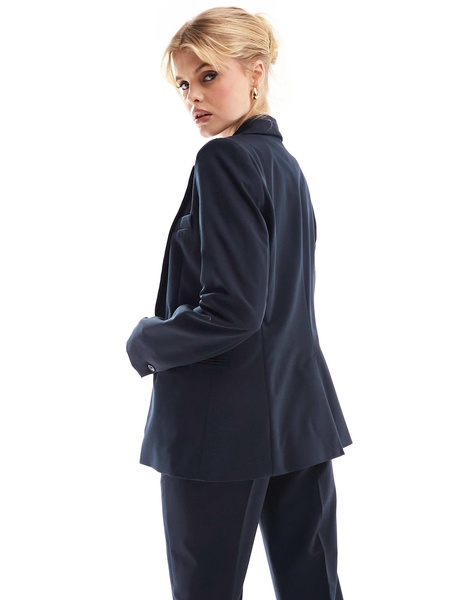 Mango suit blazer in navy