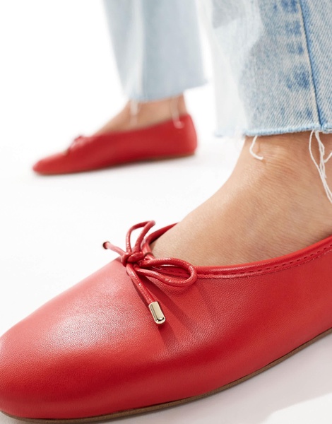 ALDO Joselie ballet flats in red leather