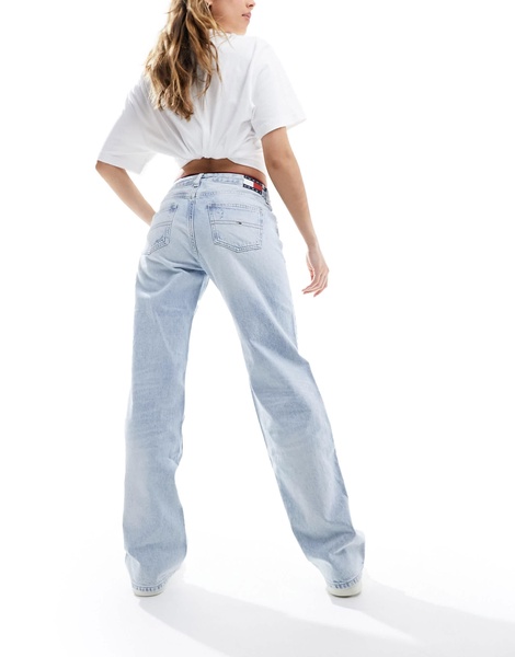 Tommy Jeans Sophie low rise straight jeans in light wash