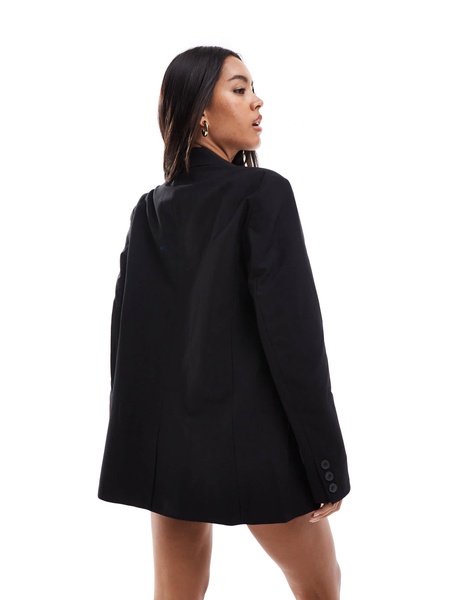 ASOS DESIGN double breasted blazer in black