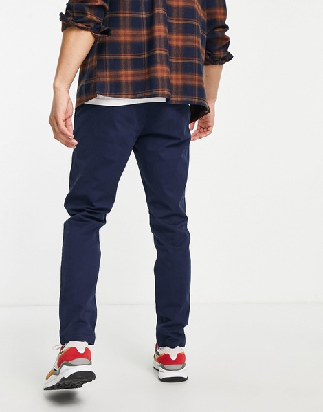 Only & Sons slim fit chinos in navy