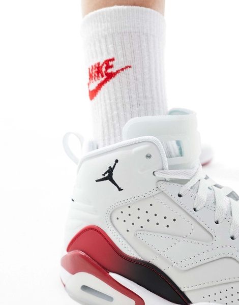 Jordan MVP sneakers in white with red detail