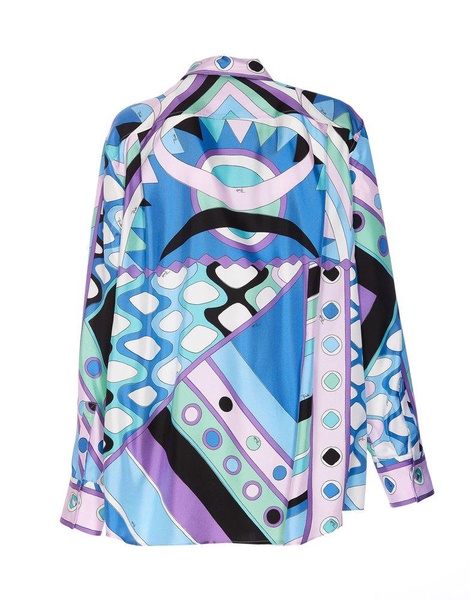 Emilio Pucci Vivara-Printed Long Sleeved Shirt