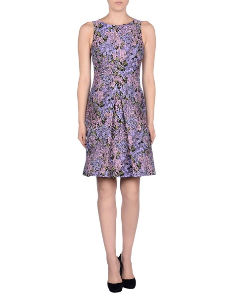 New MICHAEL KORS Jacquard Lilac Floral Design Dress size 12