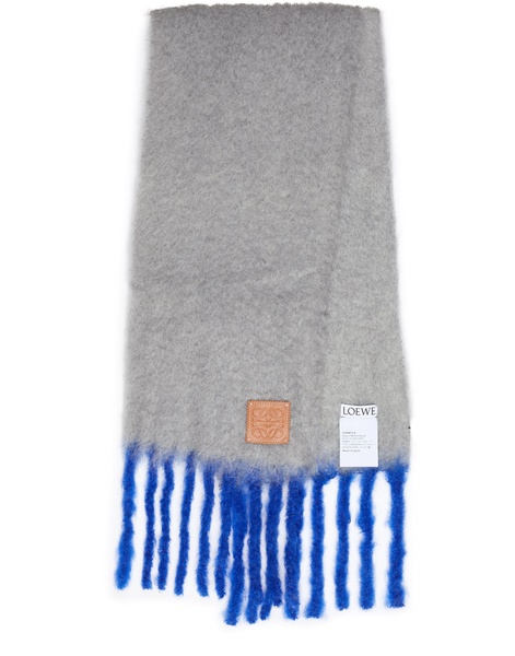 Scarf in mohair and wool