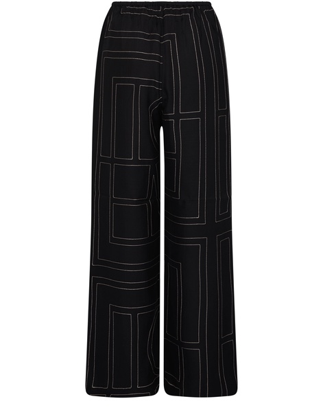 Monogram pyjama silk pants