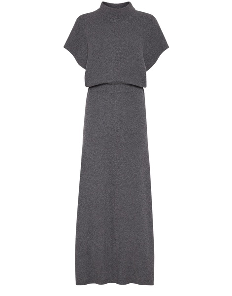 Cashmere Ribbed Maxi Dress