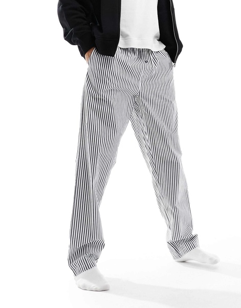 Tommy Hilfiger monotype lounge pants in blue stripe