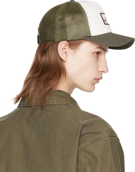 White & Khaki Vectura 2 Cap