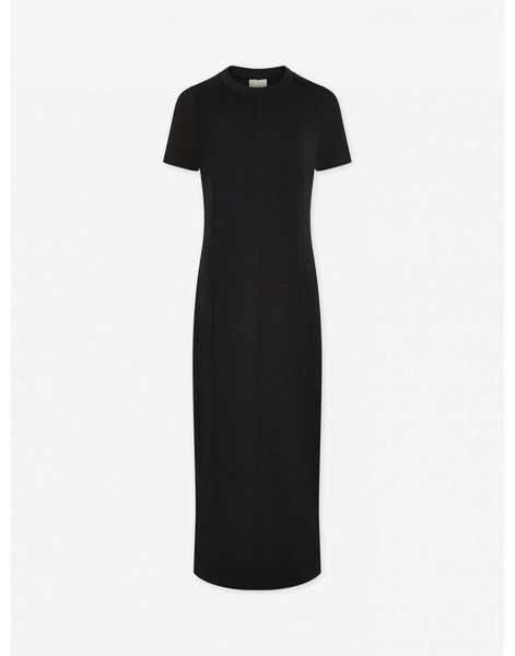 Varley Hattie Short Sleeve Maxi Dress Size: S, Col: Black