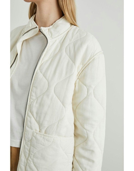 White Denver Quilted Jacket