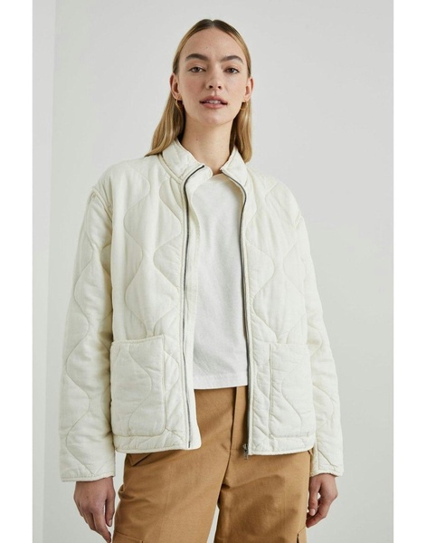 White Denver Quilted Jacket