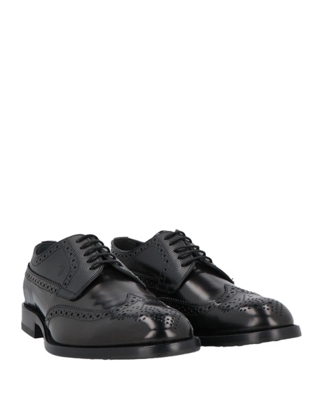 lace-up leather brogues