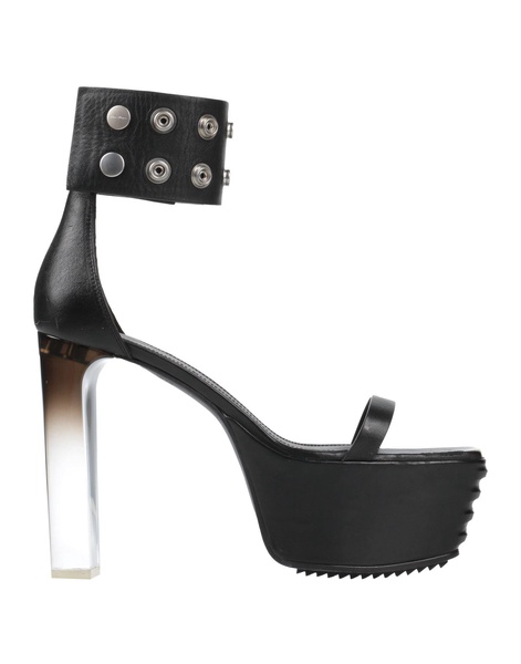 Rick Owens Eyelet Strap Detail Platform Sandals