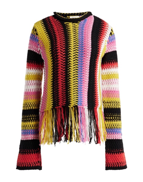 Chloé Striped Tassel Detailed Knit Jumper