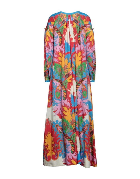 Paisley-print cotton and silk-blend maxi dress