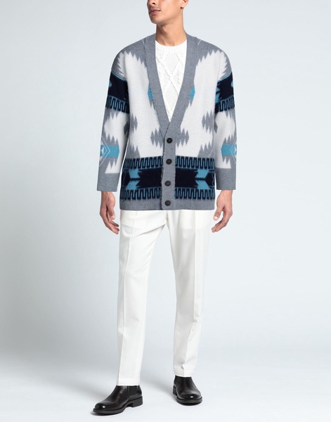 Icon  Brushed Wool-Jacquard Cardigan