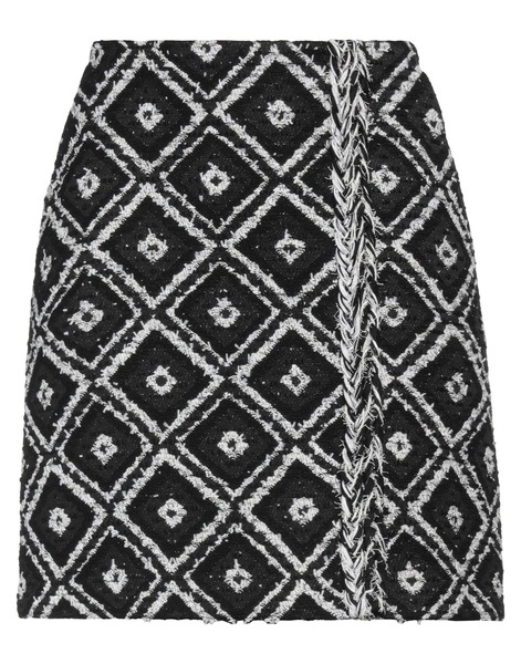 boucle wrap mini skirt