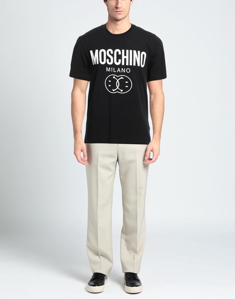 Moschino Logo Printed Crewneck T-Shirt