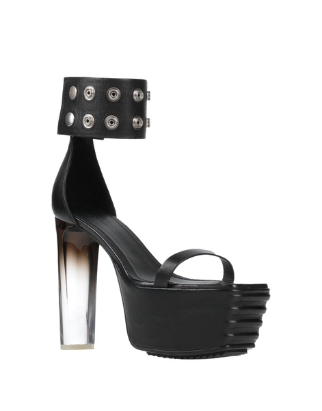 Rick Owens Eyelet Strap Detail Platform Sandals