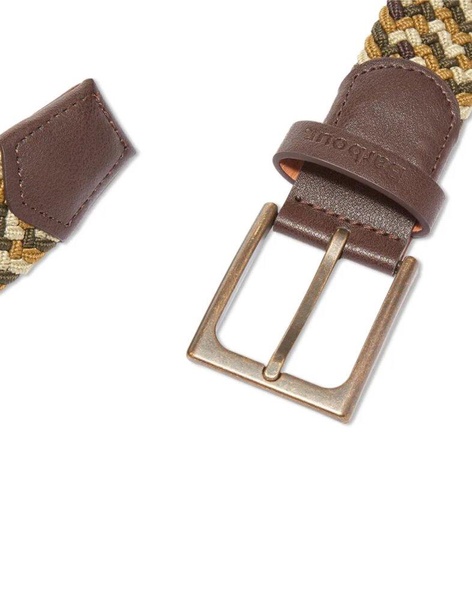 Barbour Braided Effect Buckle Belt