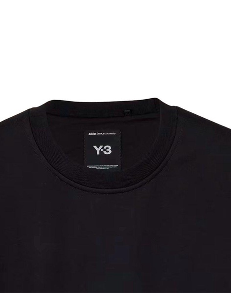 Y-3 Logo Printed Loose Fit Crewneck Sweatshirt