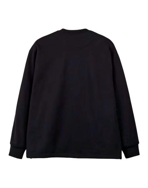 Y-3 Logo Printed Loose Fit Crewneck Sweatshirt