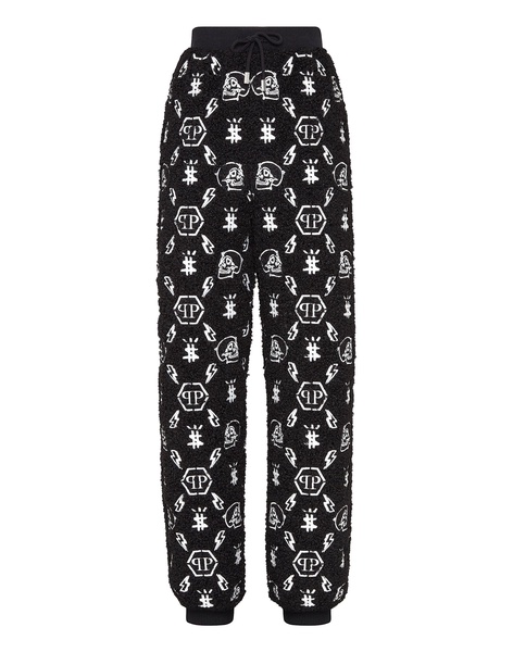 jogging trousers embroidery monogram