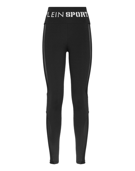 logo-waistband high-waisted leggings