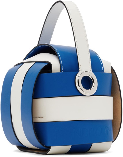 Blue & White Knot Bag